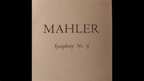 Mahler Symphony No9 London Symphony Orchestra Conductor Leopold Ludwig