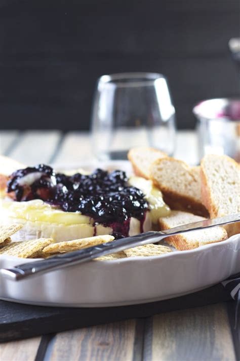 Blueberry Baked Brie Countryside Cravings