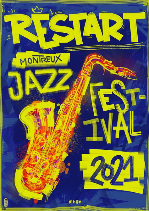 Montreux Jazz Poster Severino Canepa