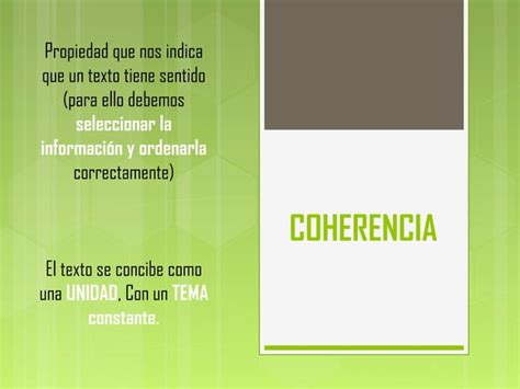 Las Propiedades Textuales Ppt