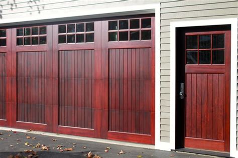 Mahogany Garage Doors - Carriage Doors - Contemporary - Garage - DC ...