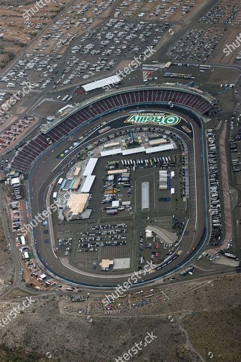 Aerial View Phoenix Raceway Where Racing Editorial Stock Photo Stock