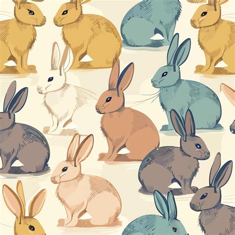 Premium Vector Rabbits Sticker