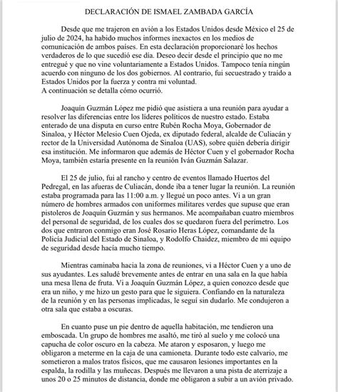 La Carta De El Mayo Pxpress