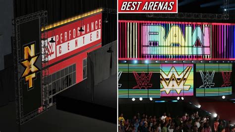 The Best Custom Arenas Ever In Wwe K Youtube