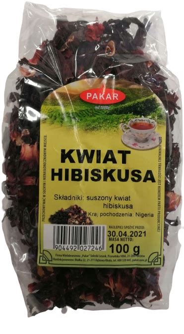 Herbata Kwiat Hibiskusa Pakar G Allegro Pl