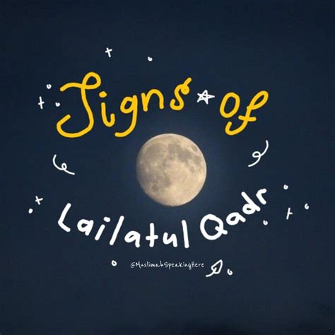 Signs of Laylatul Qadr – Ummah Connect