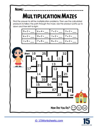 Multiplication Worksheets Worksheets