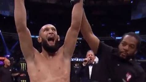 Ufc Khamzat Chimaev Defeats Kevin Holland Nate Diaz Crowd