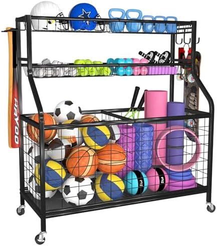 Amazon Lmebe Garage Ball Storage Organizer Sports Equipment