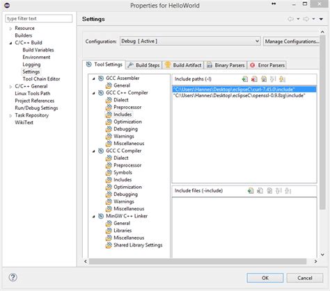 C Eclipse Use Libraries Stack Overflow