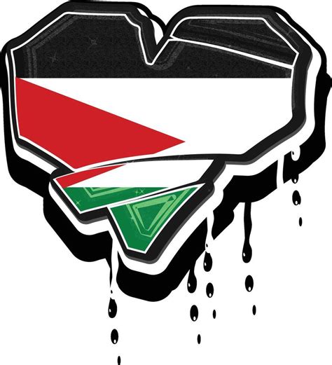 Palestine Flag Graffiti 0 Dripping Vector Template 39204045 Vector Art ...