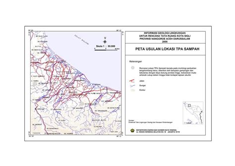 Peta Usulan Lokasi Tpa Sigli Katalog Peta Banda Aceh