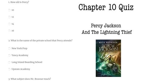 Percy Jackson The Lightning Thief Chapter 9 Cookingmertq