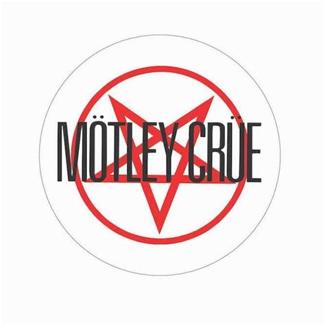 Motley Crue Pentagram Logo Fridge Magnet Etsy Motley Crue Metal