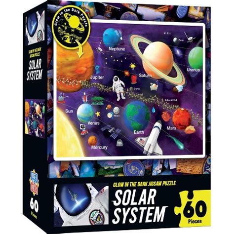 Masterpieces 60 Piece Glow In The Dark Kids Puzzle - Solar System : Target