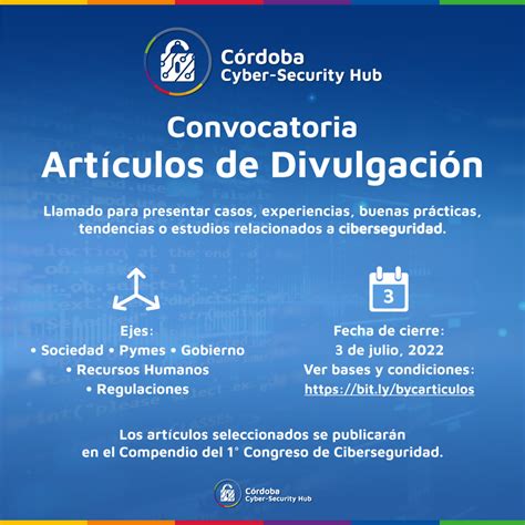 Convocatoria Abierta A Art Culos De Divulgaci N Sobre Ciberseguridad