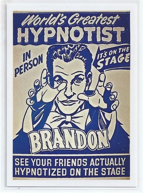 Worlds Greatest Hypnotist Hypnotic The Magicians Matchbox Art