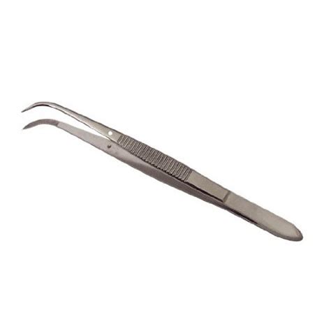 Dissecting Forceps Stainless Steel Fine Points 4 5 Curved Forceps