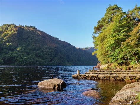 Landscape Of The Upper Lake Glendalough County Wicklow Ireland