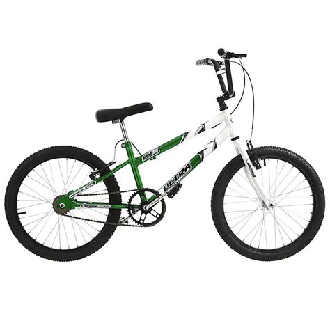 Bicicleta Rebaixada Verde E Branca Aro 20 Pro Tork Ultra No Shoptime