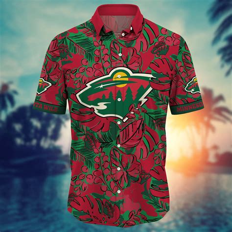 Minnesota Wild Hawaiian Shirts Trendy Aloha