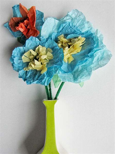 Spring Tissue Paper Flowers | Woo! Jr. Kids Activities