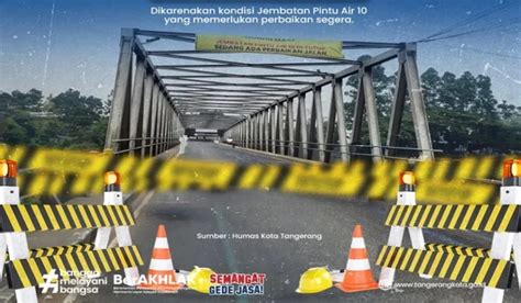 Jembatan Pintu Air 10 Bakal Ditutup Ini Jalur Alternatif Yang