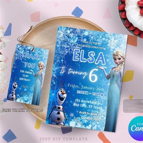 Elsa Birthday Etsy