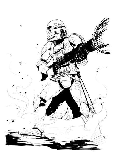 Clone Trooper Coloring Sheets