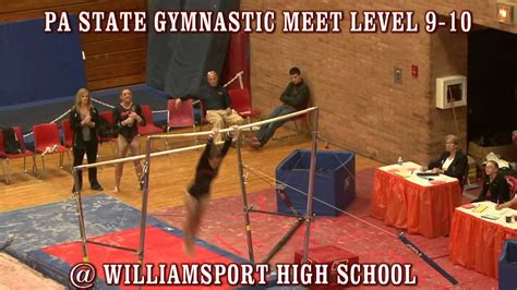 DYNAMATS GYMNASTIC CENTER HOST PA STATE GYMNASTIC MEET LEVEL 9 10 YouTube