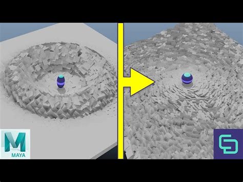 Free Video Animate An Anime Style Crater Smash In Autodesk Maya 3D