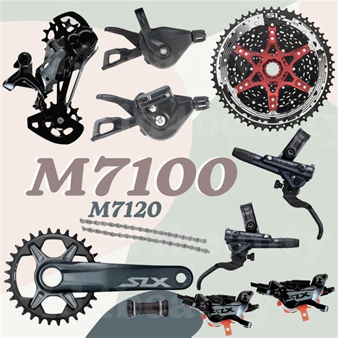 Shimano SLX M7100 1x12 W Sunrace CS MZ901 11 51T M7120 Brakes MTB