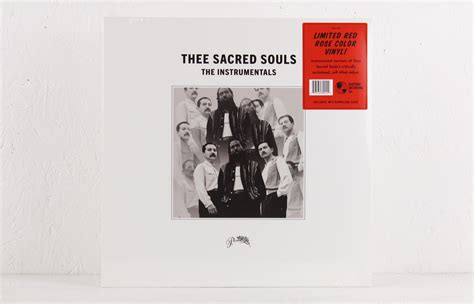 Thee Sacred Souls – Thee Instrumentals (red vinyl) – Vinyl LP – Mr Bongo