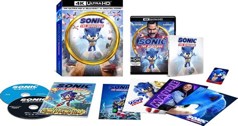 Sonic The Hedgehog 4K Blu Ray SteelBook Edition