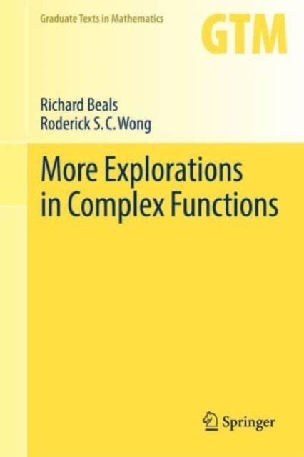 More Explorations In Complex Functions Richard Beals Książka W Empik