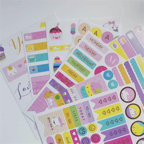 Kawaii Planner Stickers Mommylheydesigns Kawaii Planner