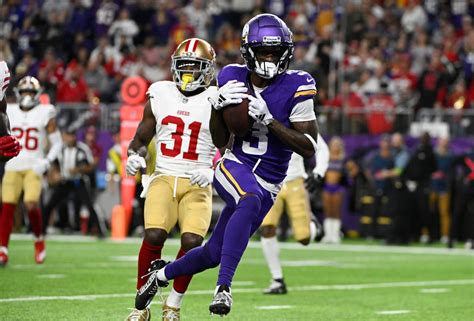 Vikings Take Down 49ers On Mnf Rookie Wr Jordan Addison Shines In