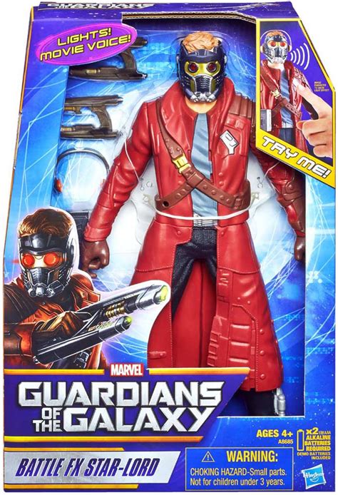 Marvel Guardians Of The Galaxy Battle Fx Star Lord Action Figure Hasbro