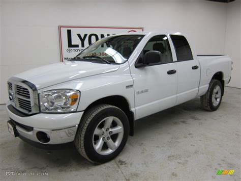 Bright White Dodge Ram Big Horn Edition Quad Cab X