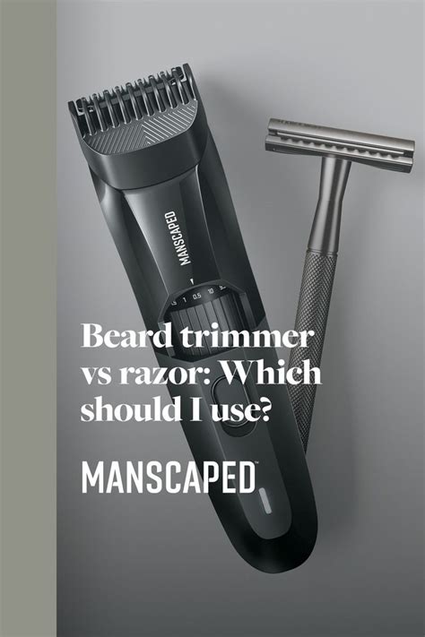 Beard Trimmer Vs Razor Which Should I Use MANSCAPED Blog