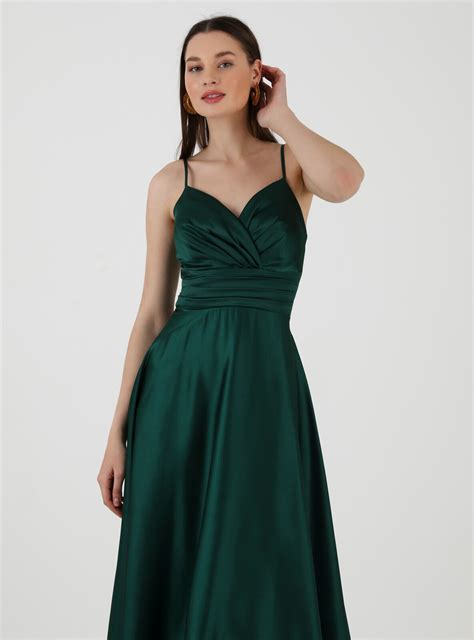 Unlined Emerald Double Breasted Evening Dresses