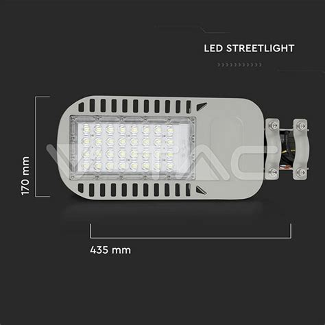 V Tac Led Street Light Samsung Chip Years Warranty W Slim K