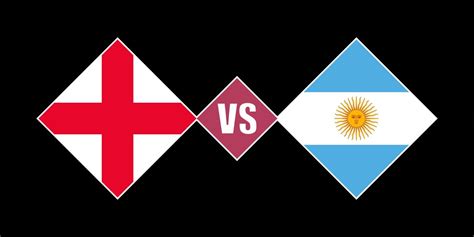 England Vs Argentina Flag Concept Vector Illustration 14888835 Vector