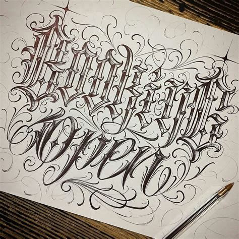 Pin By Олег КОКОН On Chicano Tattoo Fonts And Art Tattoo Lettering Fonts Graffiti Lettering