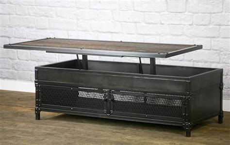 Amazon Vintage Industrial Lift Top Coffee Table Modern Coffee