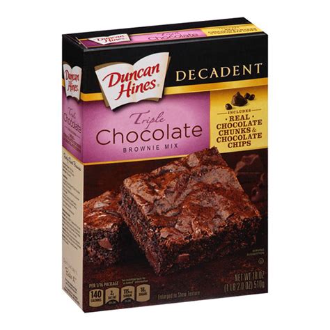 Duncan Hines Triple Chocolate Brownie Mix Jerry America