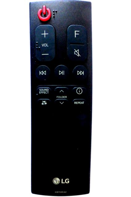 Lg Soundbar Remote Control Akb75595361 For Sl4y Sl5y Sl6y Sn5y Sn6y Sn7cy For Sale Online Ebay