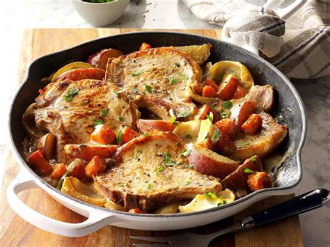 Steps To Make Easy Pork Chop Skillet Dinner Recipes