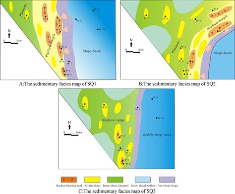 The Sedimentary Facies Map Of Three Third Order Sequence In Mishrif